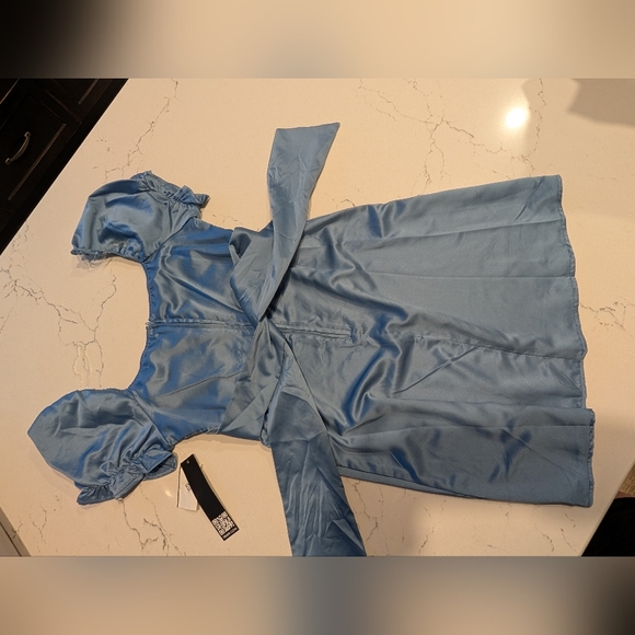 Trixxi Junior's Dress, Size M, Blue - Picture 7 of 10